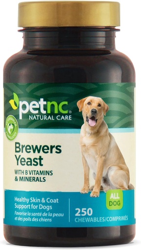 [BRSWIFABBN6QK3I7] PetNC Natural Care Brewers Hefe Chewables für Hunde, 250 Count