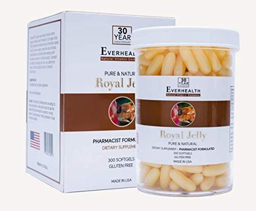 [BRSWKHQECMBAYHTO] EVERHEALTH Vital Royal Jelly 1000mg (300 Softgels) Diet Supplement Authentic Pure Genuine Quality