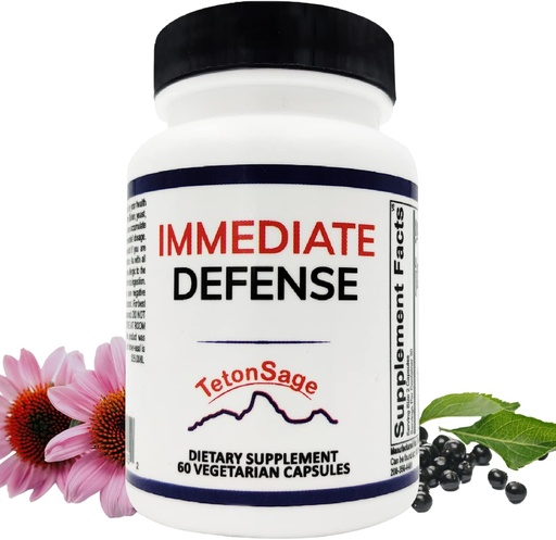 [BRSWGHDQPIJWY2A6] Apoyo Inmediata de Defensa Immune - Zinc, Black Elderberry, Echinacea, Vitamina A &amp; C con B12, ← Powerful Immunity Booster for Adults