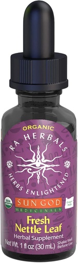 [BRSWYCD5AEPQACTG] RA Herbals Certified Organic Fresh Nettle Leaf Tincture | Natural Herbal Extract for Wellness | Nourishing and Refreshing Blend | 1 oz