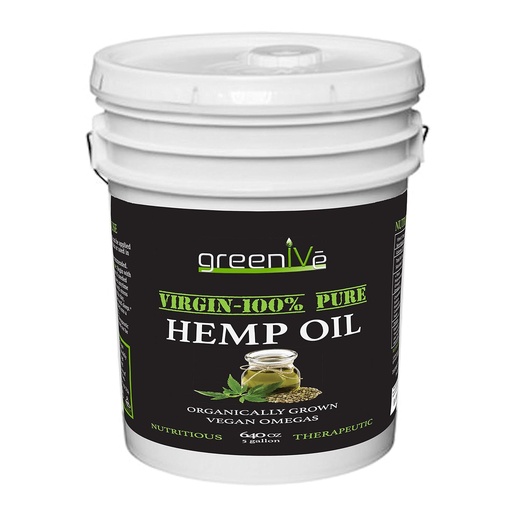 [BRSWGAYPOUHWACLG] GreenIVe - Hemp Oil - Vegan Omegas - Cold Pressed - Exclusively on   (640oz)
