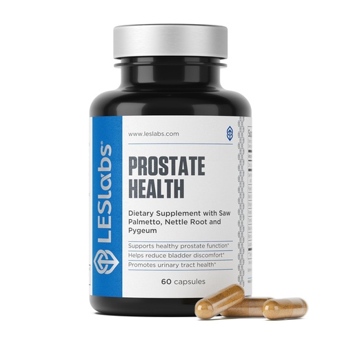 [BRSWIHQGCEJRAEL6] LES Labs Prostate Health – Prostate Support, Urinary Tract Health, Fewer Bathroom Visits & Improved Sleep – Saw Palmetto, Pygeum, Beta Sitosterol & Nettle Root – Non-GMO Supplement – 60 Capsules