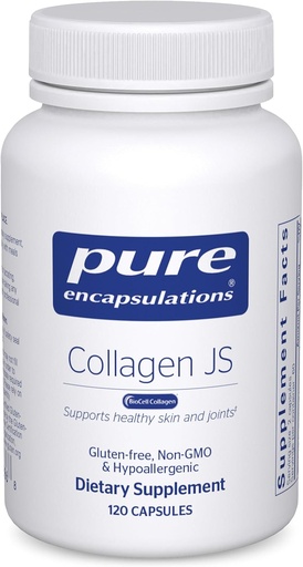 [BRSWIY36OJ5GCF3M] 纯封装Collagen JS - 皮肤和联合健康* - 1 000毫克水解生物细胞Collagen - Gluten Free & N-GMO - 120卡普尔