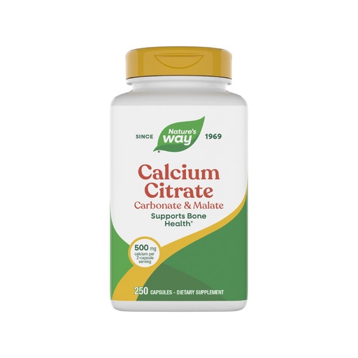 [BRSWIYQAO4FGGFD2] Nature's Way Calcium Citrate Complex, 500 mg per Serving, 250 Capsules