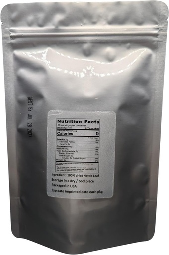 [BRSW2HQFAEPBYDT5] Nettle Leaf - Urtica dioica Dried Loose Leaf 100% from Nature (1 oz)