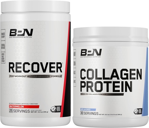 [BRSRAZLYOEGR6YD7] BARE PERFORMANCE NUTRITION BPN Recover & Collagen Protein Bundle