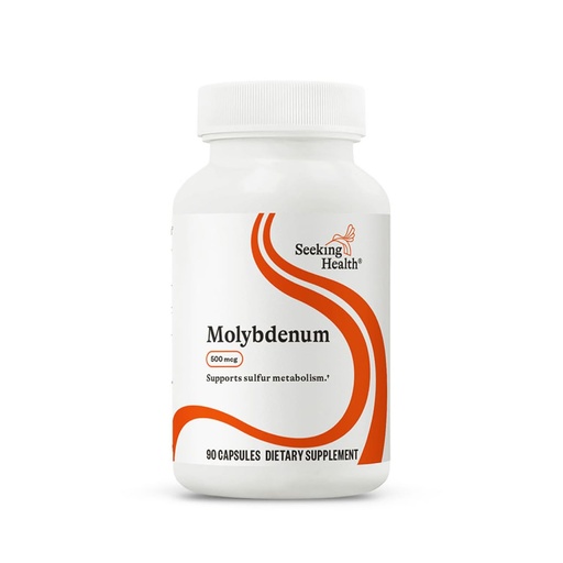 [BRSWI2YFCIIWYFI7] Seeking Health Molybdenum - Supplement with Molybdenum Glycinate Chelate - Supplement Supports Sulfite Metabolism & Cellular Health - Vegetarian and Vegan Capsules
