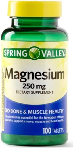 [BRSWIHL6DMIB4FQZ] Valle di primavera Magnesio 250 Mg 100 compresse