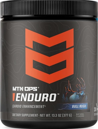 [BRSRAGQNA55RUCTO] MTN OPS Enduro Nitric Hoffman & Stim-Free Pre Workout - 30 Hizmet - Magnezyum Citrate, Beet Root Toz, Niacinamid, L Arginine & L Citrulline - Bull Rush Flavor