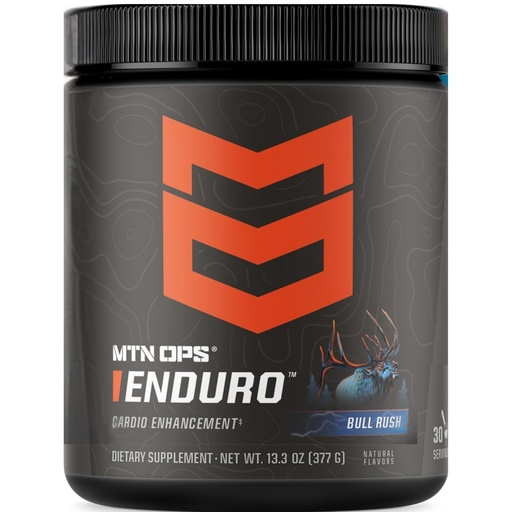 [BRSRAGQNA55RUCTO] MTN OPS Enduro Nitric Oxide Pre Workout Powder Zero Sugar Stimulant Free Preworkout Caffeine Free with L Arginine L Citrulline Pump Formula 30 Servings Bull Rush