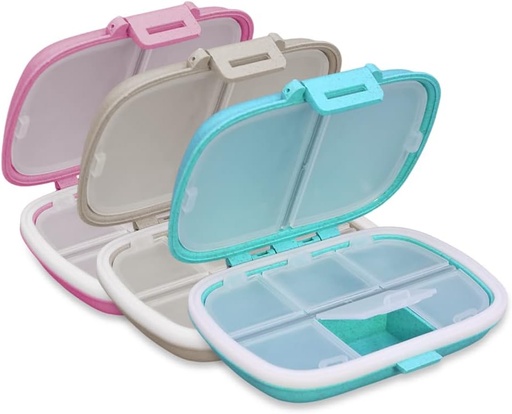 [BRSRAGA7BMIQO3T7] 8 Διαμέρισμα Weekly Travel Pill Organizer Box, 10 Διαμερίσματα, 7 Day Large Pill Organizer, Medicine Organizer, Pill Case, Pill Container, Hill Holder (3 Χρώματα)