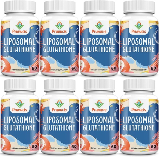[BRSRMCA6OUAWE3LK] 2400MG Liposomal Glutathione, with Vitamin C, Milk Thistle & Alpha-Lipoic Acid, Master Antioxidants, Pure Reduced L-Glutathione - Immune System, Cell Repair, Energy, High Absorption, 480 Softgels