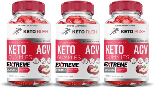 [BRSROCYPOANR4EI6] Justified Laboratories (3 팩 Keto Rush Keto ACV Gummies Extreme 2000MG Keto Rush Keto Gummies Apple Cider Vinegar Pomegranate Beet Juice Powder B12 Vegan Non GMO 180 Gummys와 공식화
