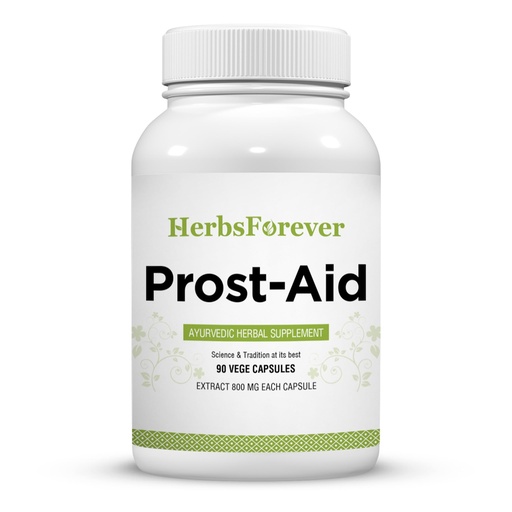[BRSW2YA2BMCQ2H3B] Herbsforever Prost-Aid Capsule Prostate Supplement Promotes Prostatic Health 90 Capsules