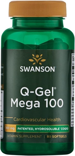 [BRSWIYT7PMBQKHTY] Swanson Q-Gel Mega 100 100 Milligrams 60 Sgels