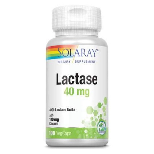 [BRSWIYQLA54QOYDU] SOLARAY Lactase Capsules, 40mg | 100 Count