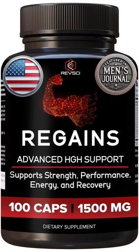 [BRSROZTRAEFWKFYZ] HGH Supplements for Men & Women (100 Pills) Regains Anabolic HGH Peptides for Muscle Growth, Muscle Recovery & Muscle Builder for Men, Natural Human Growth Hormone Booster & Post Workout Supplement