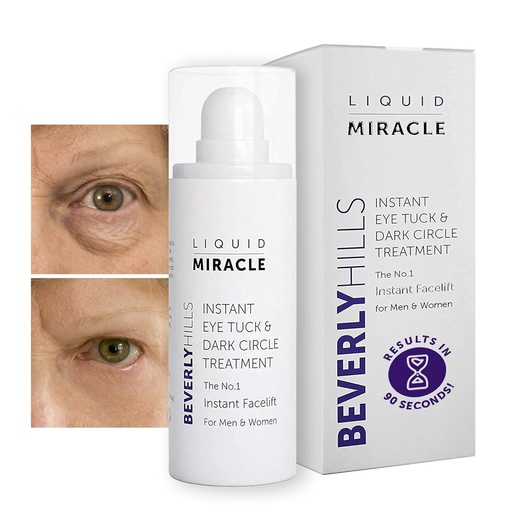 [BRSWG23QBUGRM2DO] Beverly Hills Instant Facelift Anti Aging Eye Serum Treatment for Dark Circles, Puffy Eyes, Wrinkles, Under Eye Bags, Fine Lines, and Crows Feet | 30mL (120 Days Supply)