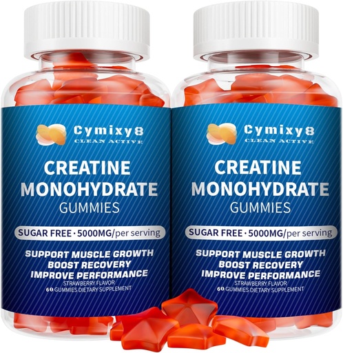[BRSROBT2CINWY3DG] Creatine Monohydrate Gummies for Men & Women 120Count
