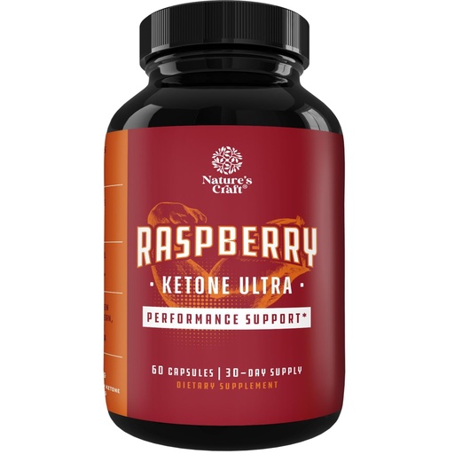 [BRSWKHQZBV6AGD32] Natures Craft Blend of Raspberry Ketones, Green Tea Extract and African Mango – Lose Weight Faster – Potent Ingredients to Speed Up Weight Loss, Suppress Appetite & Burn Fat – 60 Capsules