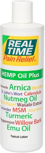 [BRSRMYIPCAJRYE3G] Real Time Pain Relief Hemp Oil Plus - 16oz Flaske Name 124; Advanced Formel med Hemp Oil og 19 naturlige ingredienser