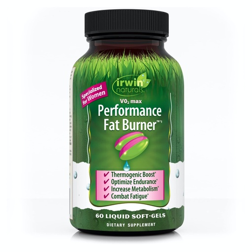[BRSW2EANPJYAAD3F] Irwin Naturals V02 Max Performance Fat Burner 60 Liquid Softgels