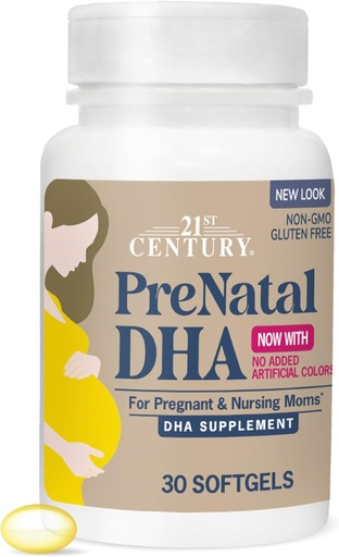 [BRSWIZAEA4IWIGQZ] 21st Century PreNatal DHA Softgels, 30 граф