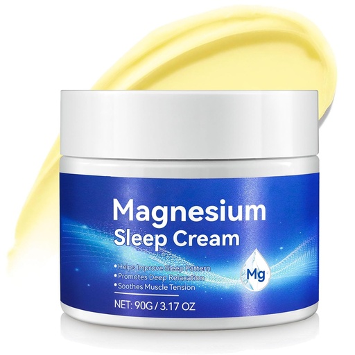 [BRSRAZAOAEDWKELV] Magnesi genèric del Premium Magnesi Cream per a dormir 3.17 Oz, Magnesi Cream Safe i fàcil d' Abasorb, el desplaçament sense residus, suau de The Skin, Blau