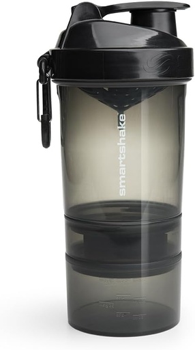 [BRSWKGYKPIHB23TC] Smartshake Original 2GO, 20 oz Shaker Cup, Gunsmoke Black (Packaging May Vary)