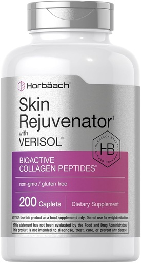 [BRSRAYIDAANQG3D3] Horbäach Skin Rejuvenator Verisol ... Bioaktiivinen kollageeni Peptides... 200 Caplets...
