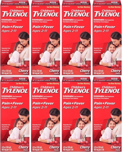 [BRSWKGYIBIDQYYLU] Tylenol Chld Cherry Liq Размер 4z Tylenol Детская вишня Взрыв