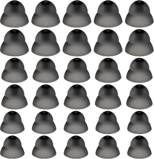 [BRSW2GL2OUJRSEYV] 30 Pcs Dome Hearing Aid Silicone Hearing Aid Domes Hearing Aid Power Medium Power Small Close Ear Tips Hearing Direct Large Power for Hearing Resound Accessories(Black)