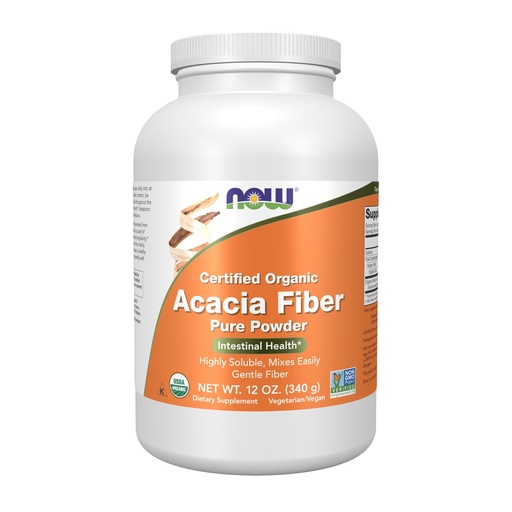 [BRSWIYD4BQOAECLE] Now Foods Acacia Fiber Organic Powder, 12 oz