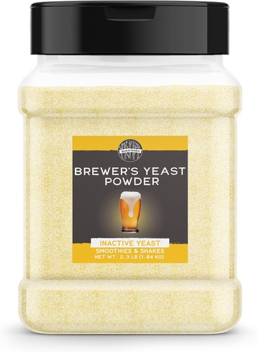 [BRSROBD5BEDWA3DJ] BIRCH & MEADOW Brewer's Yeast, 2.3 lb, 无活性Yeast, Smoothies & Shakes, 补编