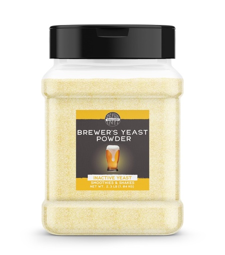 [BRSROBD5BEDWA3DJ] BIRCH & MEADOW Brewer's Yeast, 2.3 lb, Inactive Yeast, Smoothies & Shakes, Supplement