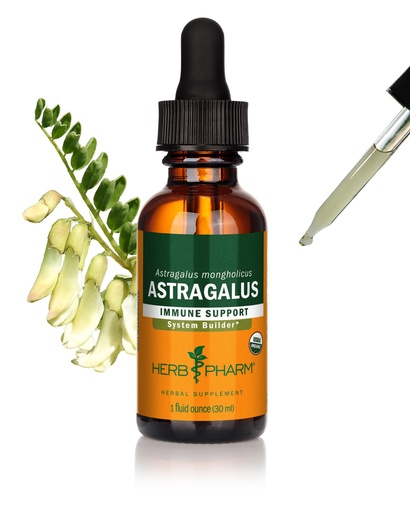 [BRSWIYT3PMDQG33U] Herb Pharm Certified Organic Astragalus Liquid Extract Drops for Immune System Support, 1 Oz