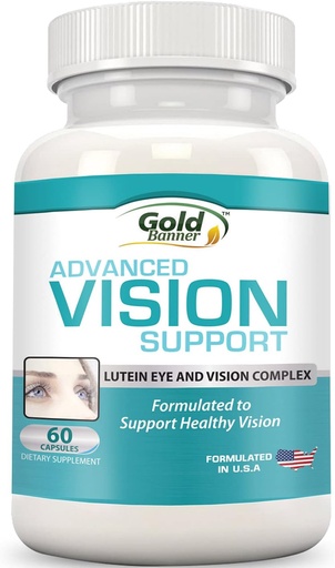 [BRSWIBY4AF5GMAYZ] Fejlett Vision Support - Lutein Eye & Vision Complex Lutein, Bilberry, Cink, Grapeseed & Essential Vitamins - All Natural Retina Capsules for Eye Health - Made in USA