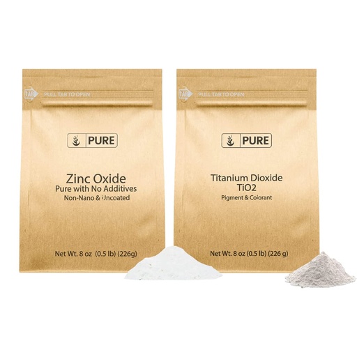 [BRSROZD7BYMGKGQU] Pure Original Ingredients Sunscreen Bundle, (8 oz) Zinc Oxide, Titanium Dioxide, Skin Safe, Sun Protectant