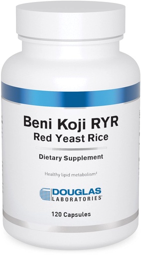 [BRSWIZQBB4BWIGTO] Douglas Laboratories Beni Koji Red Yeast Rice | Fermented Red Rice to Support Healthy Blood Lipid Metabolism* | 120 Capsules