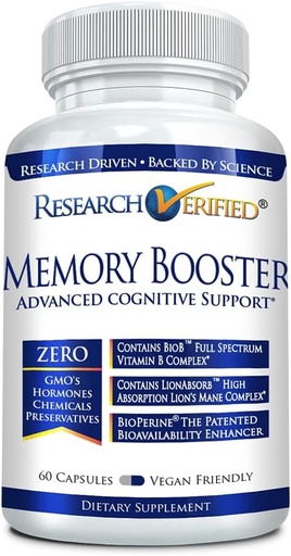[BRSW2EL7AUFGOHLA] Cercetare Booster de memorie verificat - Suplimentul Nootropic - Îmbunătățește cunoașterea și memoria - Lion