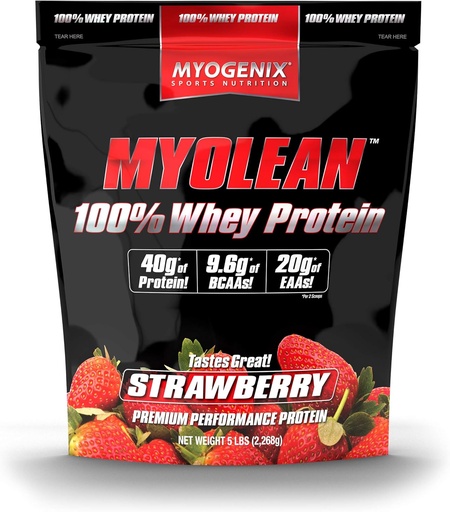[BRSWKZT6CIHWYFQ5] Myogenix Myolean 100% Whey Protein Powder 40g Protein per Serving 