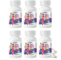 BariatricPal Easy Swallow Calcium Citrate (600mg) and D3 Coated Tablets (180-Day Supply)
