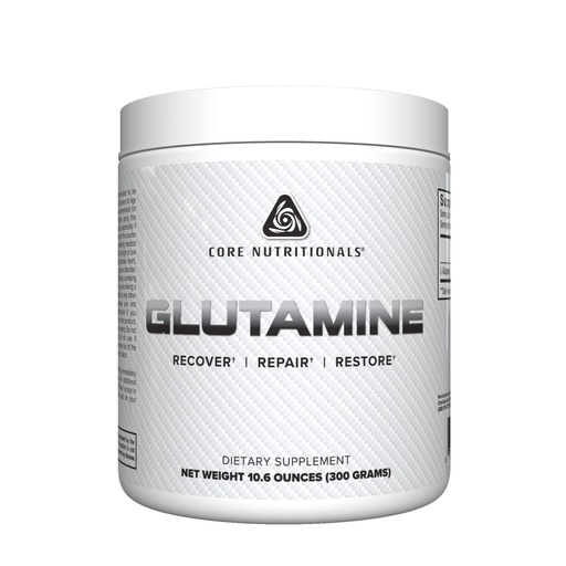 [BRSRMZAOC5YQOHY3] Core Nutritionals Glutamine Amino Acid | Enhance Recovery & Restore L-Glutamine Levels | Immune Support, Muscle Build, Gut Health | 60 Servings (Unflavored)