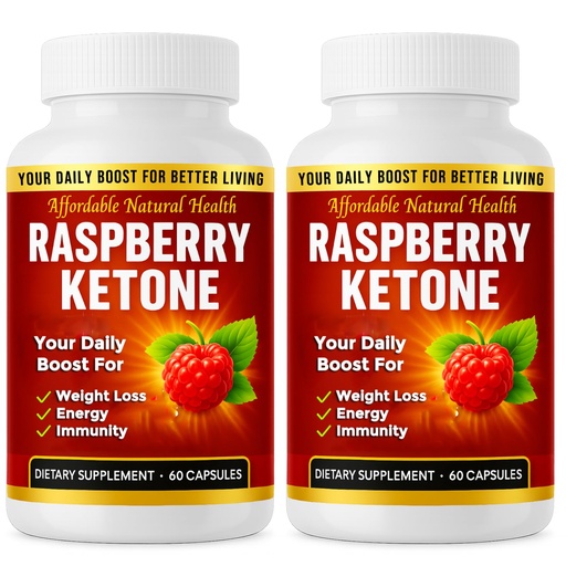 [BRSRAHQRCIARYF3Z] Raspberry Ketone Capsules, All-Natural Formula, May Support Active Healthy Lifestyle, 1000 mg Supplement, 120 Capsules (Non Vegan), 4 Month Supply, Vegan Raspberry Ketone, Non GMO