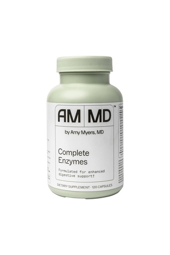 [BRSWKHD5CABAEHIV] Amy Myers MD Complete Enzymes - Gut Care & Digestive Health Support Supplement - Daily Healthy Microbiome Support Nutritional Supplement - 120 Capsules
