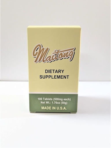 [BRSWKEAOOB7AG2LG] Maitong Advanced Multi-Vitamin Supplement to Support Cardiovascular Function and Healthy Cholesterol Level 100 Tablets 500mg/each Made in USA