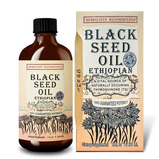 [BRSWYAL7PINB43Q2] Ethiopian Black Seed Oil 8oz – Cold Pressed Nigella Sativa | High Thymoquinone 3.45% Black Cumin Seed Oil | 100% Pure Unrefined Liquid | Immune, Skin, Hair & Digestive Support | Glass Bottle