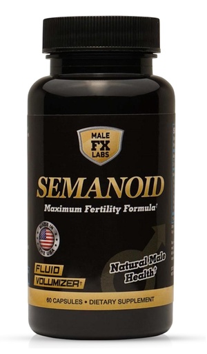 [BRSWICT7OEHBUCLG] SEMANOID (60 Caps) Maximum Fertility Formula and Semen Volumizer - Advanced Fertility Ingredients and Male Prenatal Vitamin Blend, 1 Month Supply