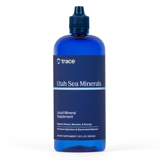 [BRSWIYTYC4MAG2LA] Trace Minerals Utah Sea Mineral Drops, Liquid Ionic Trace Minerals, 10fl oz