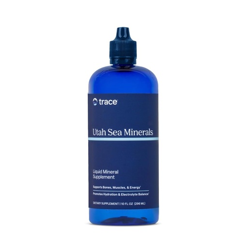 [BRSWIYTYC4MAG2LA] Trace Minerals Utah Sea Minerals - Liquid Daily Mineral Support for Bones, Muscles, Energy & Heart Health - Fluid Balance - Nerve Function - 10 fl oz (30 Servings)